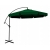 Duży zielony parasol ogrodowy składany 350 cm
